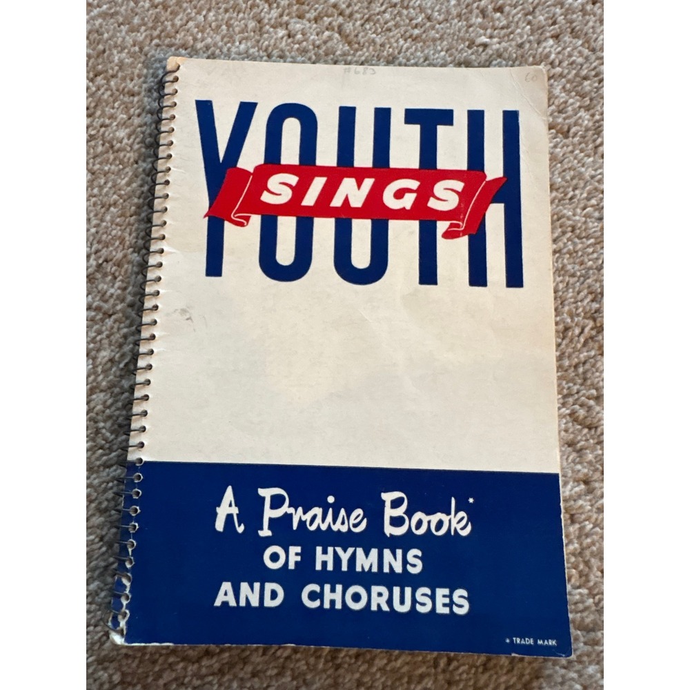 Praise Book Publications Youth Sings Hymns Choruses Songbook 1951 Spiral Bound